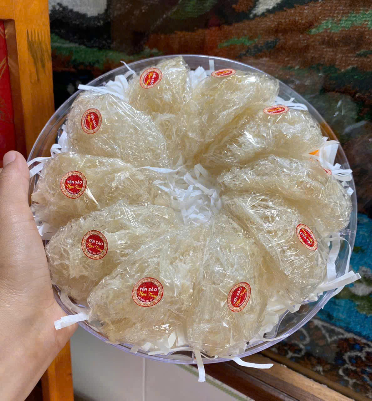 TỔ YẾN ĐÃ NHẶT LÔNG VÀ SẤY KHÔ LOẠI 2